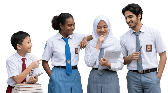 Siswa menggunakan INTEGRITEST